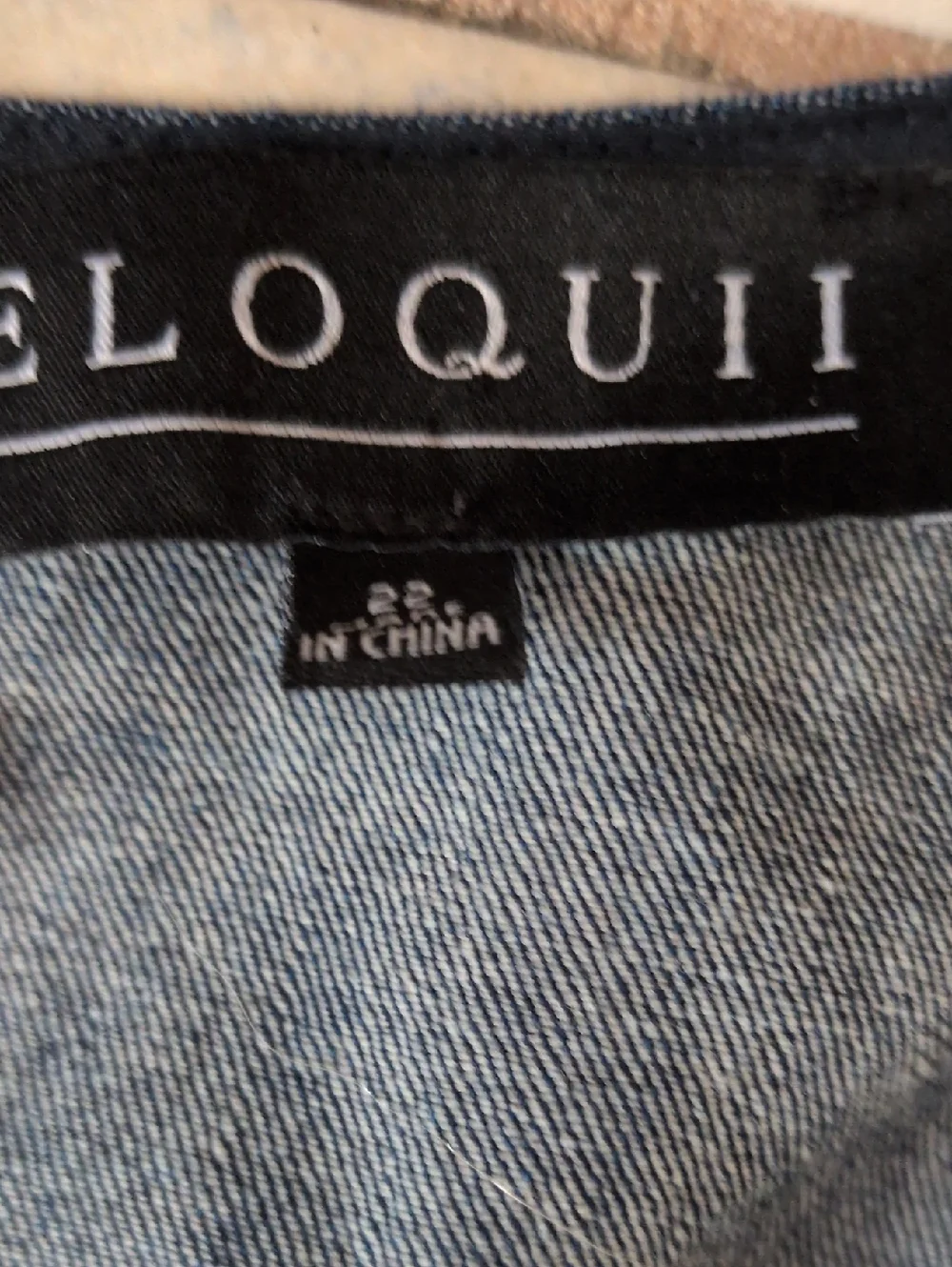 ELOQUII Denim Romper Size 22 - Picture 2 of 6